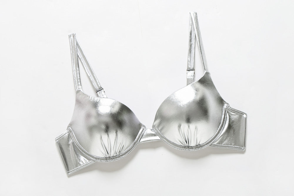 silver bikini set