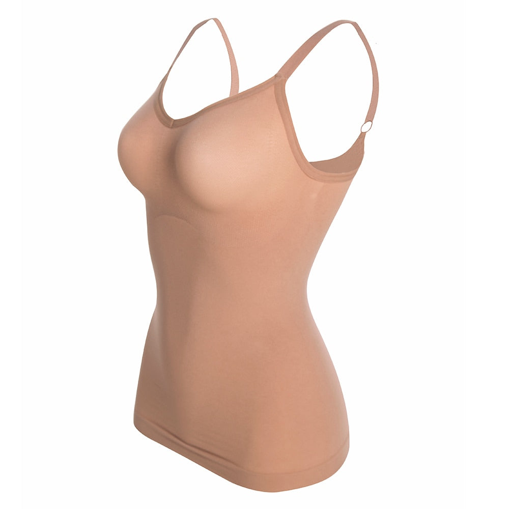 shapewear cami with built in bra