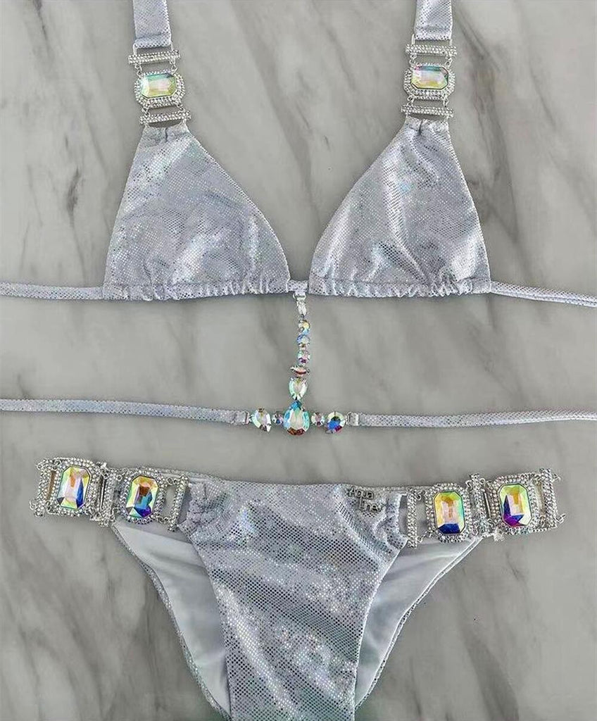 rhinestone swimsuit