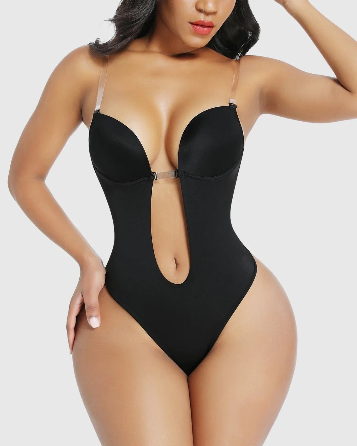 Invisible Push up for Dress Open Crotch Invisible Bra Backless Wedding Dress  Tummy Control Butt Lifter Body Shaping Bodysuit Body Shaper Women Shapewear  - China Invisible Shapewear for Dress and Push up