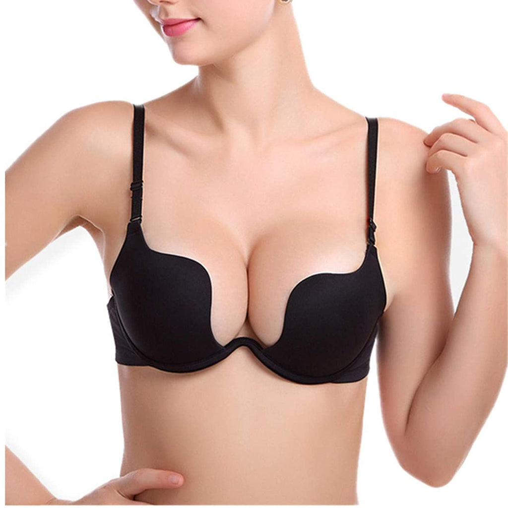 deep plunge strapless bra