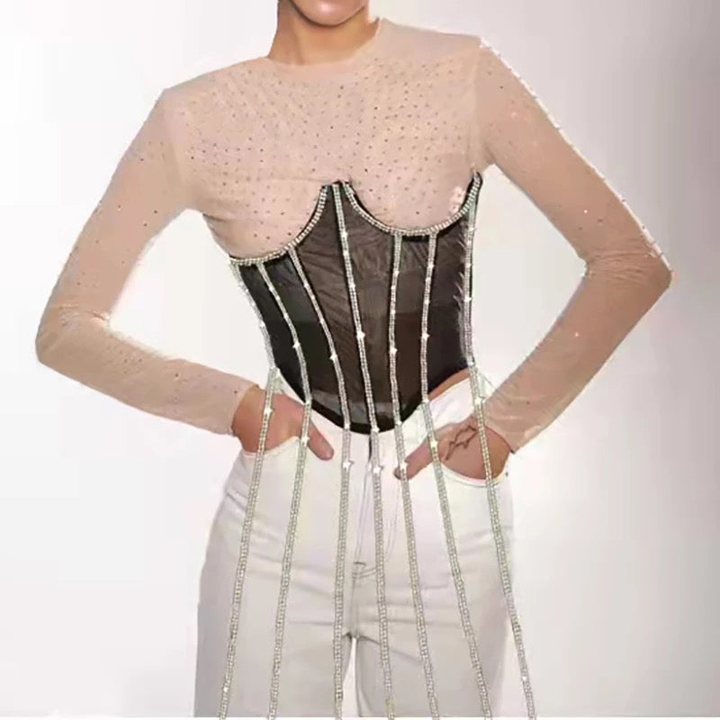 mesh corset