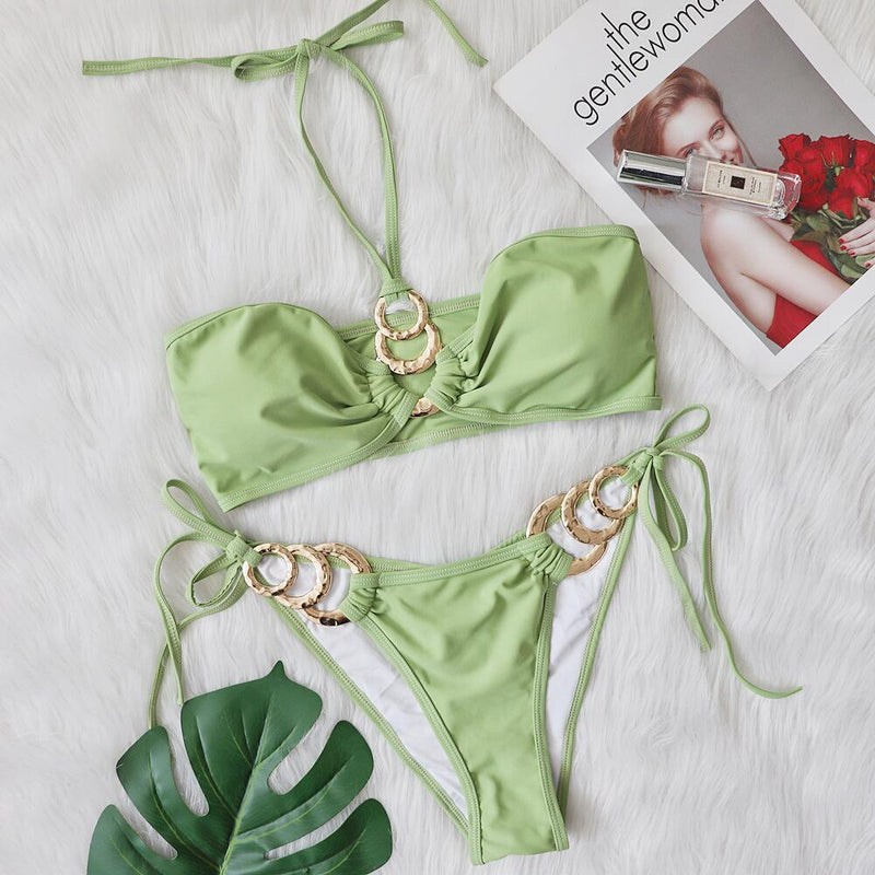 chain bikini set