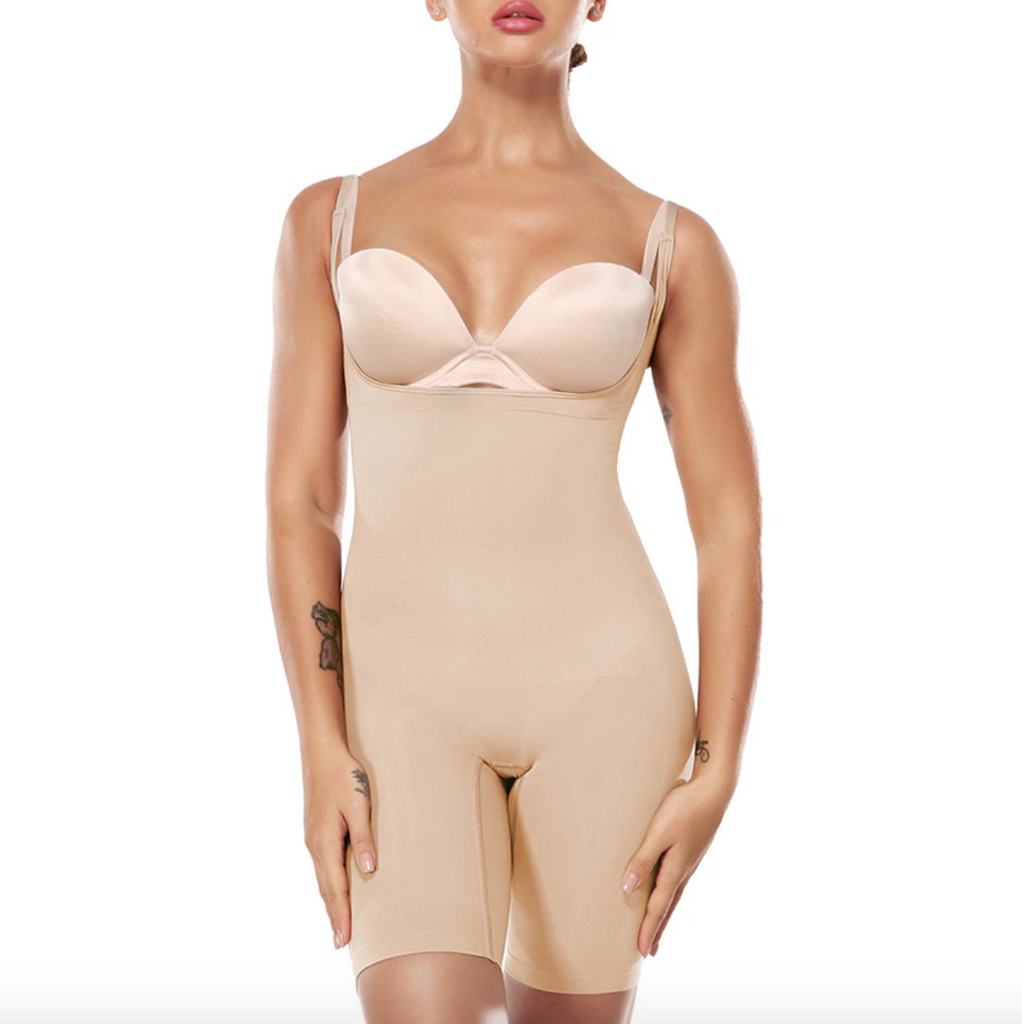 women's open bust body shaper