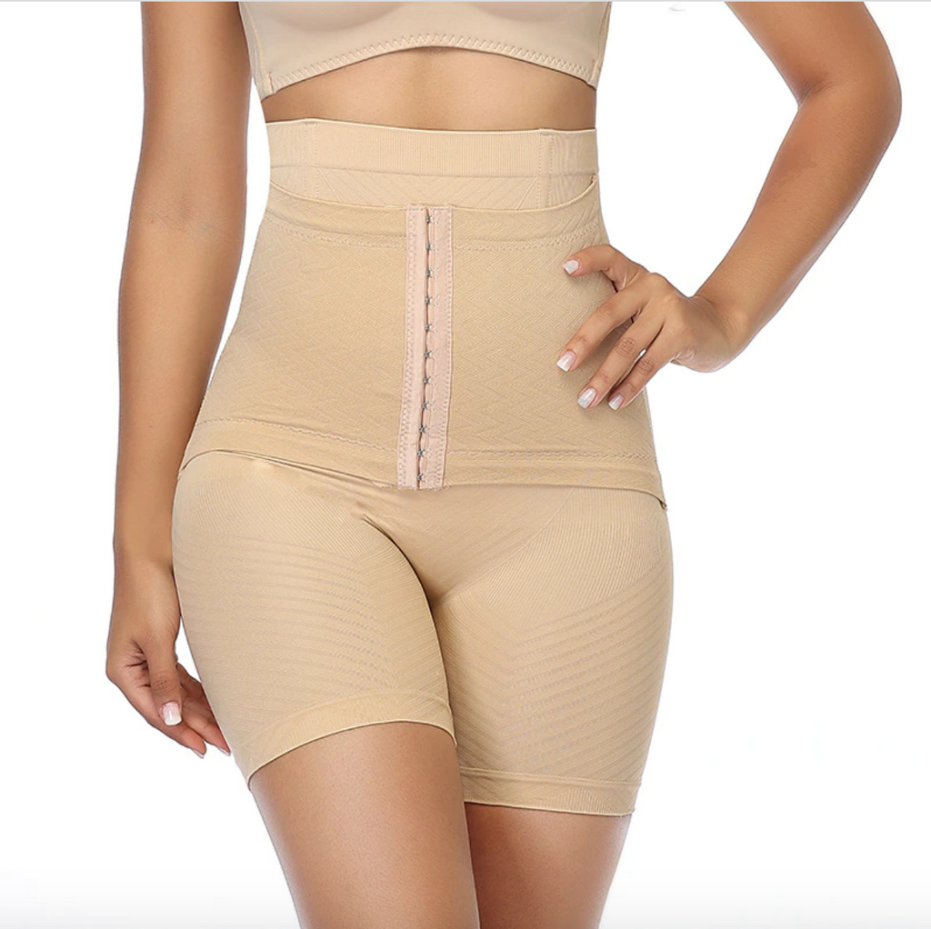 high waisted body shaper shorts