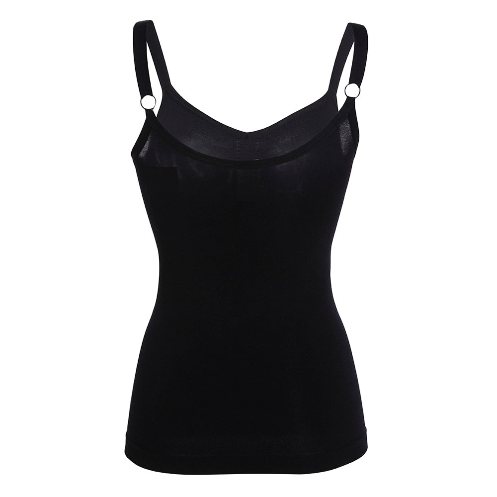shapewear cami with built in bra
