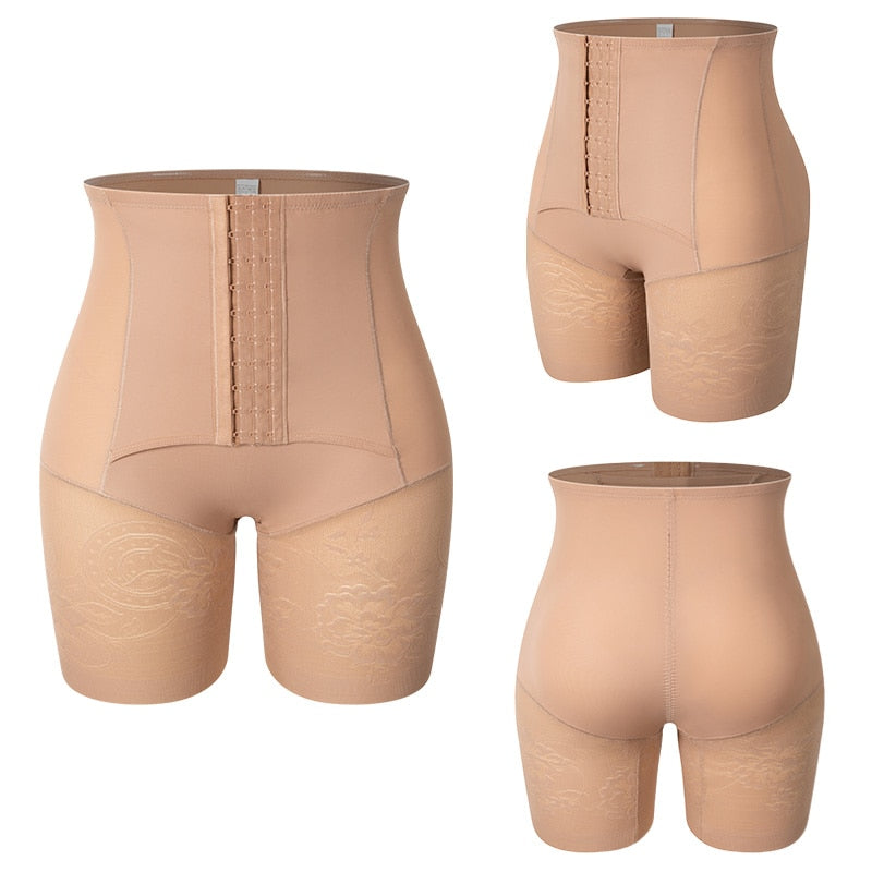 high waisted shaping shorts