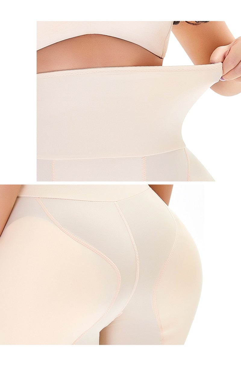 Extra High-Waisted BBL Padded Shorts for Hip Dips – MyPerfectPeach