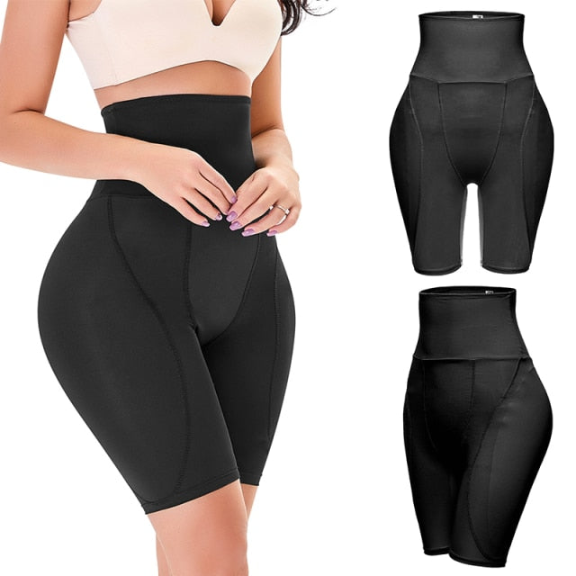 Extra High-Waisted BBL Padded Shorts for Hip Dips –